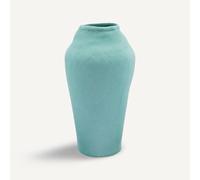 Matt Ceramic Vase, H29cm, Brush turquoise