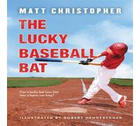 Matt Christopher The Lucky Baseball Bat Paperback Book Matt Christopher Multicolor