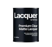 Matt Clear Lacquer 1L | Multi-Surface Sealer to Varnish Wood & Furniture, Interior & Exterior | Waterproof, Weatherproof, Fast-Drying Clear Varnish | Protective Durable Matt Finish Top Coat