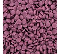 Matt confetti cupcake sprinkles (50g). 3mm vegan, natural and bake stable Birthday cake decorations for home baking. Edible toppers for funfetti cakes, doughnuts, cookies and ice cream. (Purple)