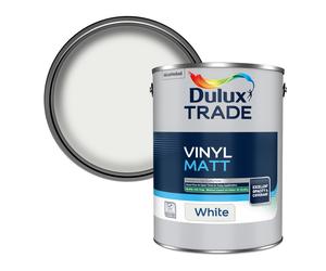 Matt Emulsion Paint - Dulux Trade Vinyl Matt White 5L