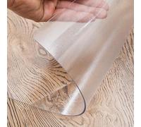 Matt Finish PVC Table Cover Waterproof & Non Slip Vinyl Desk Protector 5mm Thick for Coffee Table Desk Multiple Sizes 40 100cm 60x180cm Available