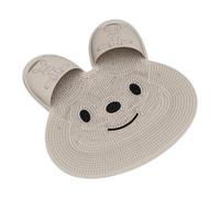 Matt Foot Scrubber - Bunny Foot Proix | Foot Hygiene Scrubber | Rabbit Shaped Foot Cleaner Brush With Suction - Foot Remover And Massager For Bathroom, Ba