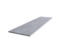 Matt Grey Stone Effect Chamfered Straight Edge Solid Core Laminate Worktop (T) 1.2Cm X (L) 122Cm X (W) 38.5Cm