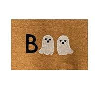 Matt Halloween Welcome Cute Welcome Crystal Velvet Mat Cute Mat Thanksgiving Decorative Door Home Rug Carpet Bedroom (Khaki, A)
