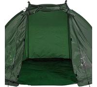 Matt Hayes Adventure Fully Waterproof Green Fishing Carp Day Shelter with PVC Windows, Groundsheet, Poles, Pegs and Carry Case [25MH-125]