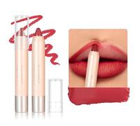 Matt Lipsticks Long Lasting - Velvet Nude Lipstick Stick Crayon, Stay on Lipstick 24 Hours Long Lasting for Women, Waterproof Makeup Lipsticks Pencil (3#)