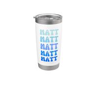 Matt Name Minimalist Design Stainless Steel Insulated Tumbler