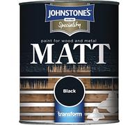 Johnstone's Paint for Wood & Metal 750ml Black Matt