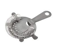 Matt Pewter Effect Cocktail Strainer - 4 Prong