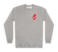 Matt Sewell Mens Red Bird Sweat - Ash Marl