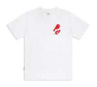 Matt Sewell Mens Red Bird Tee - White