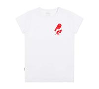 Matt Sewell Womens Red Bird Tee - White