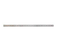 Matt Silver Hardened Stainless Steel Ruler (Metric) 1M