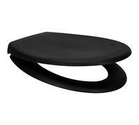 MATT Soft Close Toilet Seat Quick Release Top Bottom Fix (Black)