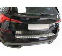 Matt Stainless Steel Load Sill Protector Fits Skoda Kamiq | 2019-2023 | Bevel