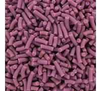 Matt strands cupcake sprinkles (50g). Vegan, natural and bake stable Birthday cake decorations for home baking. Edible toppers for funfetti cakes, doughnuts, cookies and ice cream. (Purple)