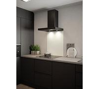 Matt White Glass Kitchen Splashback 600mm x 750mm