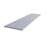 Matt White Slate Effect Chamfered Straight Edge Solid Core Laminate Worktop (T) 1.2Cm X (L) 300Cm X (W) 38Cm