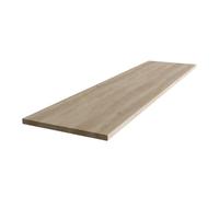Matt Wood Oak Effect Round Edge Chipboard & Laminate Worktop (T) 2.2Cm X (L) 200Cm X (W) 38Cm