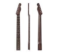 Matte 22-fret Wenge Handle Electric Guitar Neck With Colored Bass Points Cow Bone Pillow Suitable For TL Electric Guitar