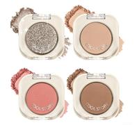 Matte and for shimmer mix, 4 for versatile shades, highly pigmented, silky texture, nude tones(SET-B (Daily Cute))
