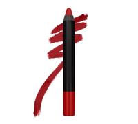 Matte As Hell Crayon Lipstick for Women - 01 Scarlett O'Hara (2.8gm) | Long-Lasting Matte Finish | Up to 8+ Hour Wear | Lip Crayon with Sharpener Included