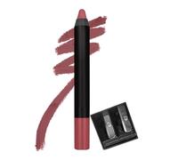 Matte As Hell Crayon Lipstick for Women - 07 Viola (2.8gm) | Velvety Matte Finish | Up to 8+ Hour Wear | Lip Crayon with Free Sharpener | Intense One-Swipe Color