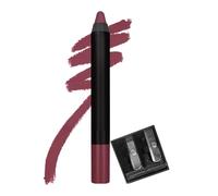 Matte As Hell Crayon Lipstick for Women - 17 Brandy Harrington (2.8gm) | Matte Finish | Up to 8+ Hour Wear | Lip Crayon with Sharpener | Rich, Full Coverage