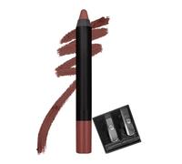 Matte As Hell Crayon Lipstick for Women - 20 Buffy Summers (2.8gm) | Bold Matte Finish | Up to 8+ Hour Wear | Lip Crayon with Sharpener | Intense Color Payoff