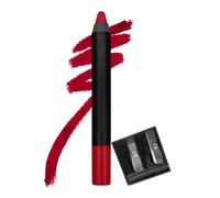 Matte As Hell Crayon Lipstick for Women - 35 Claire Redfield (2.8gm) | Velvety Matte Finish | 8+ Hour Long Wear | Bold Pigment | Free Sharpener Included