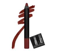 Matte As Hell Crayon Lipstick for Women - 36 Veronica Mars (2.8gm) | Velvet Matte Finish | Long-Lasting Color | High Pigment Payoff | Sharpener Included
