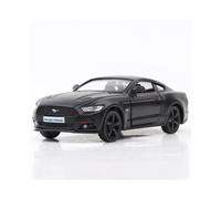 (Matte black) 1:36 Alloy Matte Black Ford Mustang Pull Back Retro Car Toys Vehicle