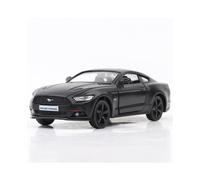 (Matte black) 1:36 Alloy Matte Black Ford Mustang Pull Back Retro Car Toys Vehicle