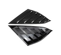 Matte Black 1/4 Quarter Side Window Louver Cover Air Vent Compatible For Honda Accord 2018 2019 2020(Glossy Black)