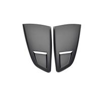 Matte Black 1/4 Rear Side Vent Quarter Window Louver Shutter Cover Trim Compatible For Ford Mustang 2015-2022