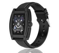 (Matte Black) 1.57 inch Full Touch Screen SpO2 Heart Rate Blood Pressure Blood Oxygen Monitor 65 Days Standby IP67 Waterproof Smart Watch