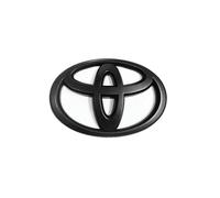 (Matte Black, 12cm*8.5cm) 1pcs Toyota Logo Front Grill Rear Tailgate Emblem