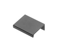 (Matte Black, 192mm Hole centres - 225mm Overall) Edge Mounted Cabinet Pull Trim Profile HEXI Handles for Kitchen Bedroom Bathroom