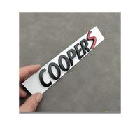 (Matte Black) 3D ABS Chrome Car Letters Rear Trunk Mini Cooper S Emblem Badge Sticker
