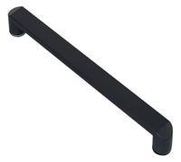 Matte Black 440mm Glass Shower Door HandleSturdy Grip Modern Bathroom Hardware Easy Installation Corrosion Resistant Upgrade Your Shower Experience