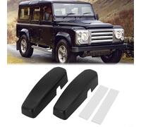 Matte Black ABS Windscreen Bulkhead Support Bracket Covers Compatible with Defender SVX, Exterior Mouldings and Trim Replacement Kit, Easy Installation, Direct Fit, Set of 2