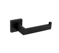 Matte Black Bathroom Accessory Set Wall Mounted Stainless Steel Hook Toilet Paper Holder Double Towel Bar Kitchen Accessories Stylish & Durable Bath Essentials