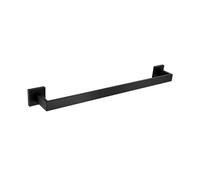 Matte Black Bathroom Accessory Set Wall Mounted Stainless Steel Hook Toilet Paper Holder Double Towel Bar Kitchen Accessories Stylish & Durable Bath Essentials