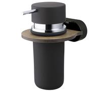 Matte Black/Brown Liquid Soap Dispenser Tank Wall Mounted WC Bathroom Accessories