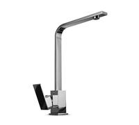 Matte Black/Brushed Nickle Kitchen Faucet, 360 Rotate Cold Hot Water Sink Mixer Silver Kitchen Tap, Groove Cooling and Heat Tap(Orb)