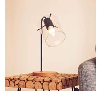 Matte Black Curved Table Lamp | Stockholm