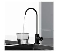 Matte Black Direct Drinking Faucet, Stainless Steel Tap for Reverse Osmosis Purifier & Kitchen Sink, Modern Design, Durable, Easy Installation