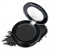 Matte Black Eyeshadow - High Pigmented Cool Tone Single Shadow - Long-Lasting Waterproof & Sweatproof Eye Makeup, Smooth & Blendable Formula for Smokey Looks (Matte Black)
