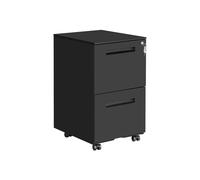 Matte Black File Cabinet